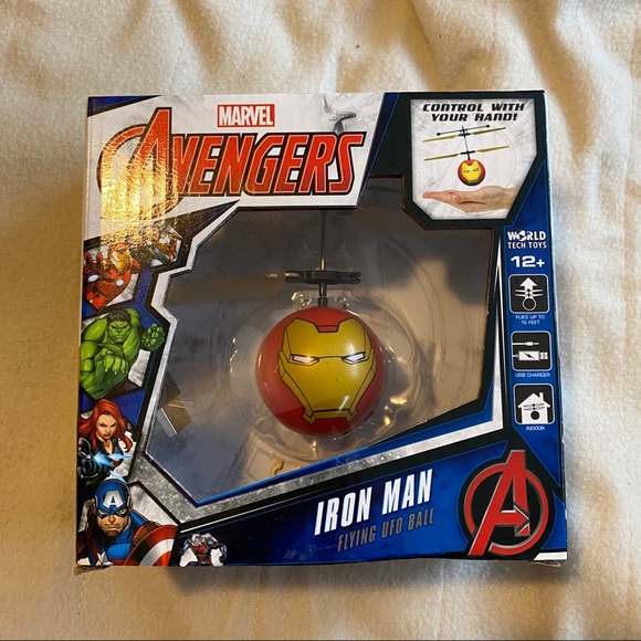 iron man flying ufo ball